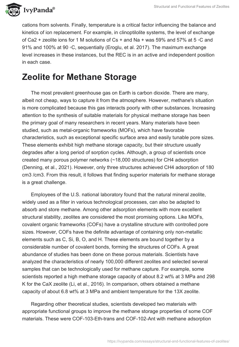 Structural and Functional Features of Zeolites. Page 5