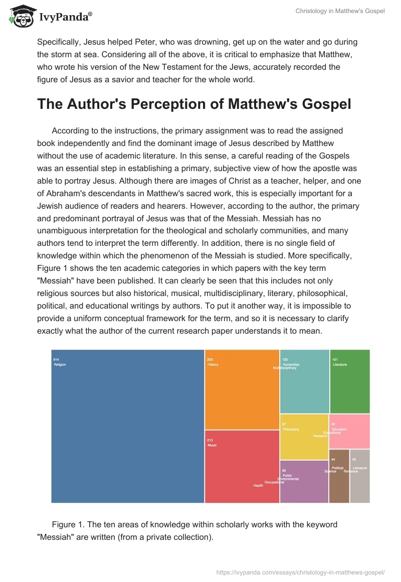 Christology in Matthew's Gospel. Page 3