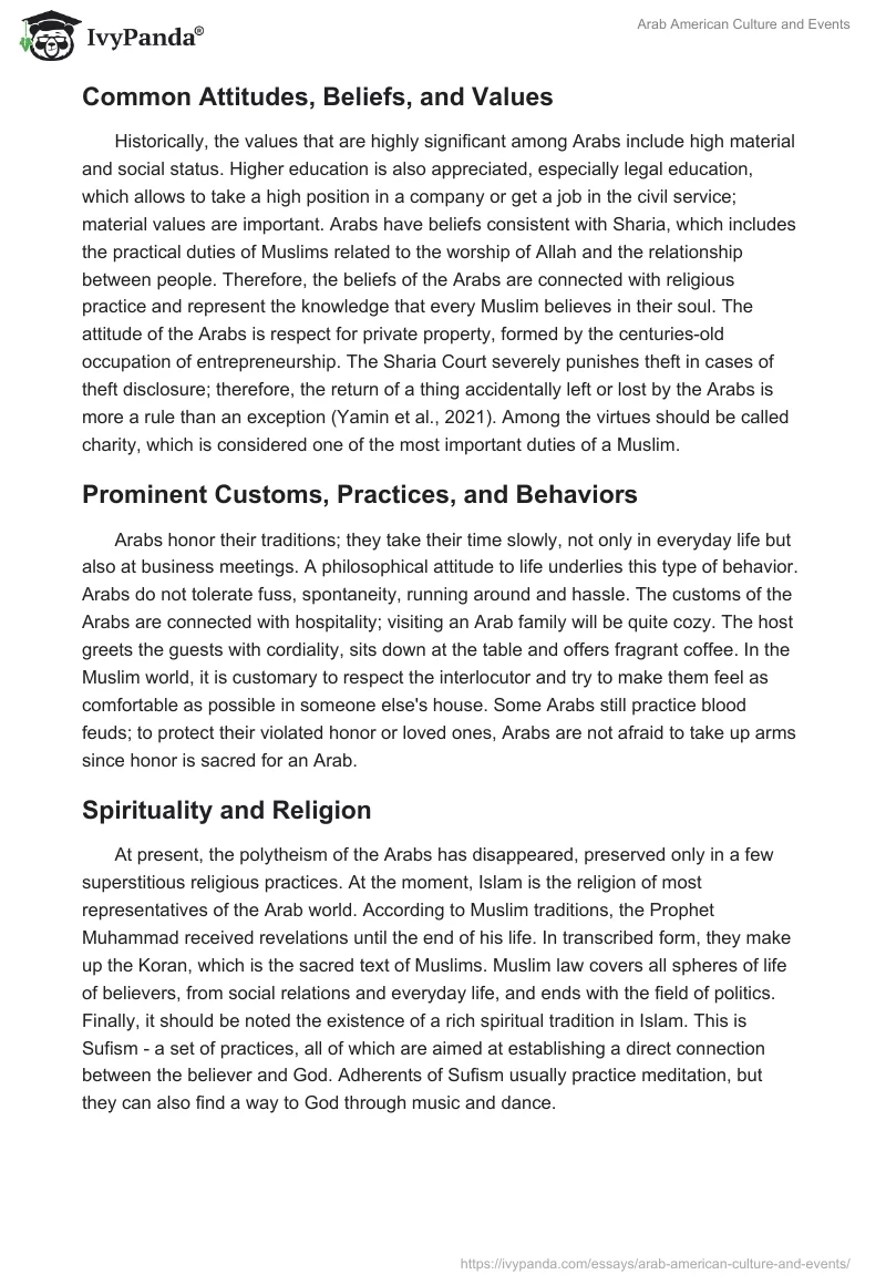 Arab American Culture and Events. Page 2
