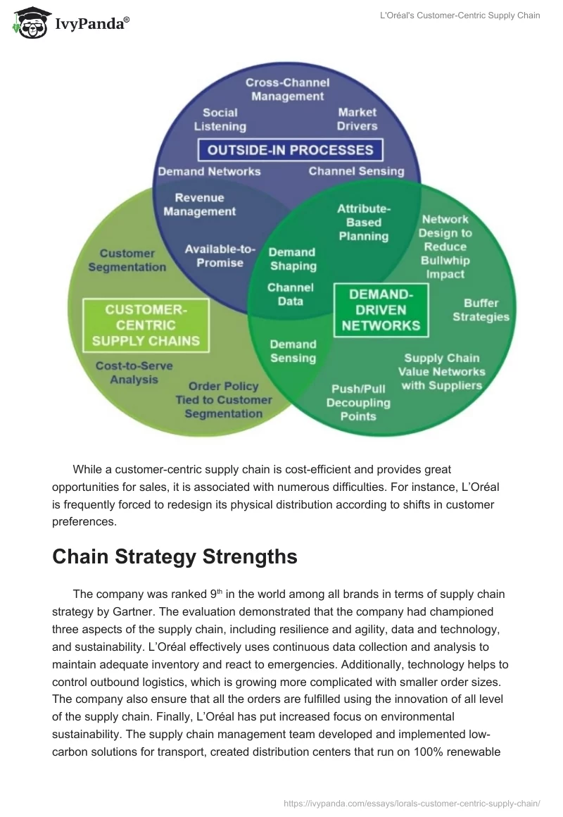 L'Oréal's Customer-Centric Supply Chain. Page 2