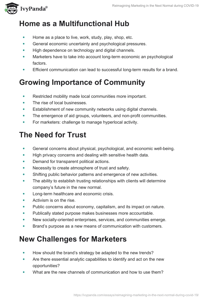 Reimagining Marketing in the Next Normal During COVID-19. Page 2