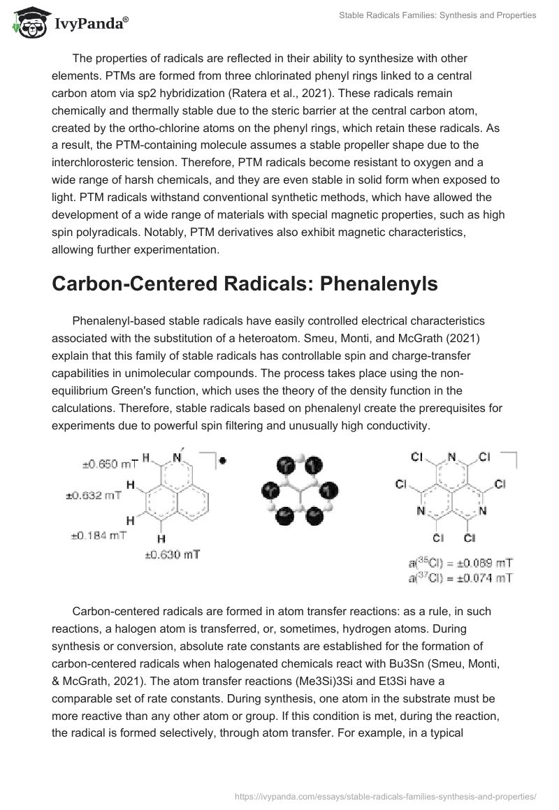 Stable Radicals Families: Synthesis and Properties. Page 5