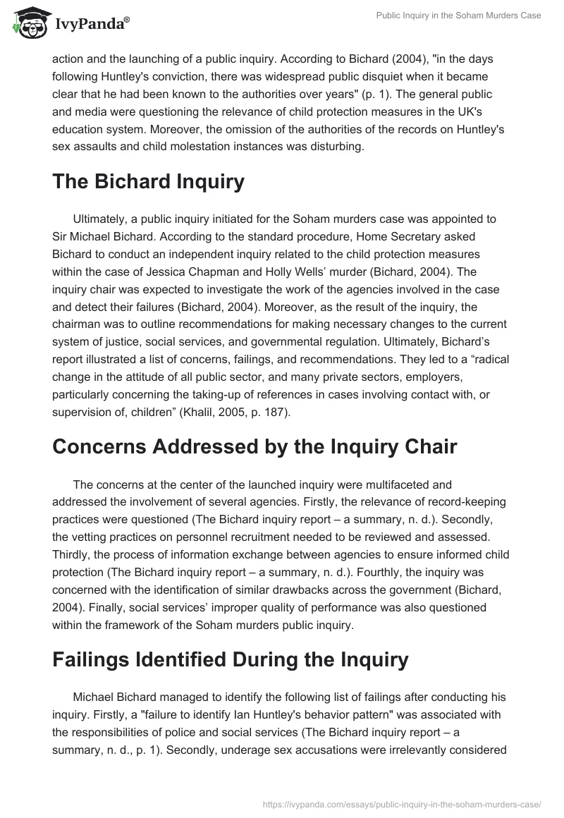 Public Inquiry in the Soham Murders Case. Page 4