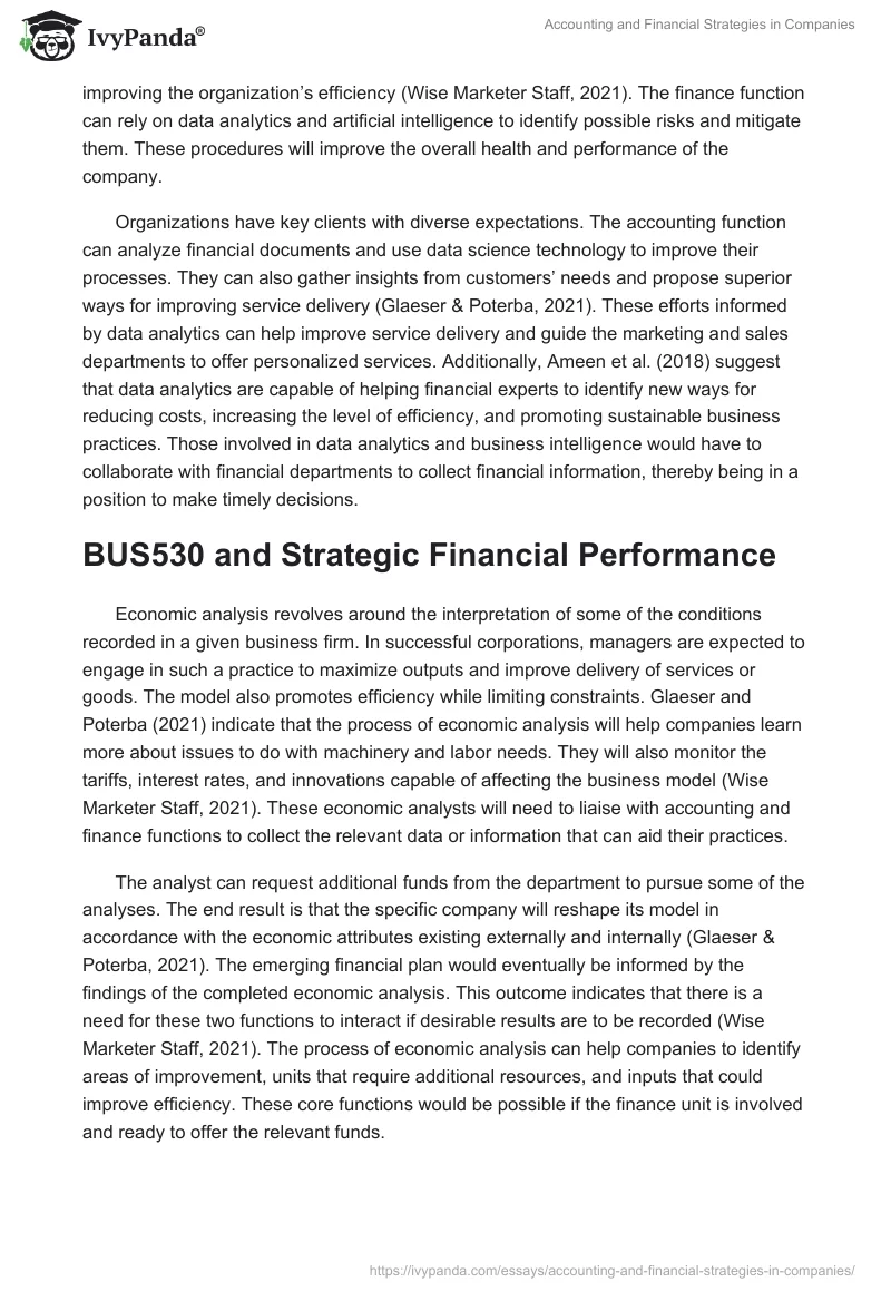 Accounting and Financial Strategies in Companies. Page 3