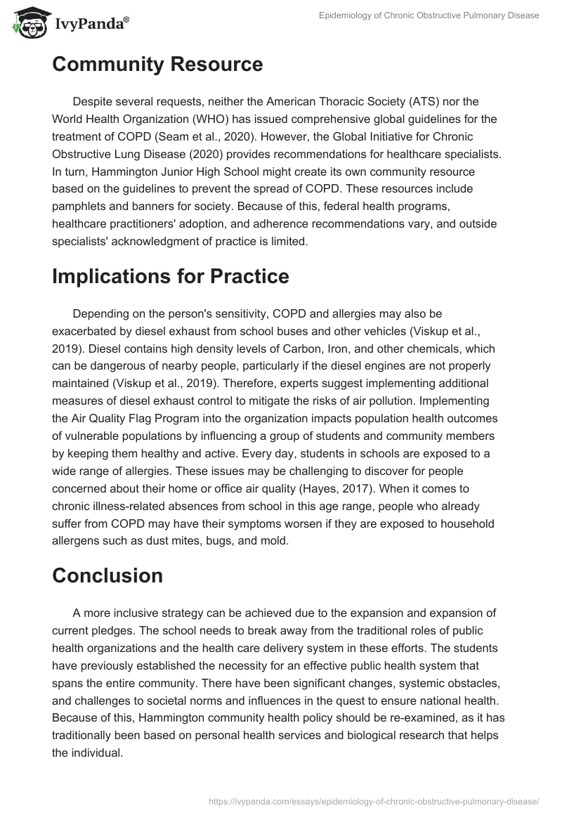 Epidemiology of Chronic Obstructive Pulmonary Disease. Page 3