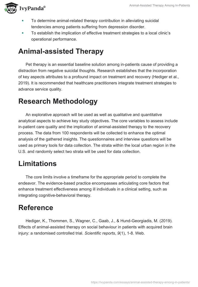Animal-Assisted Therapy Among In-Patients. Page 2