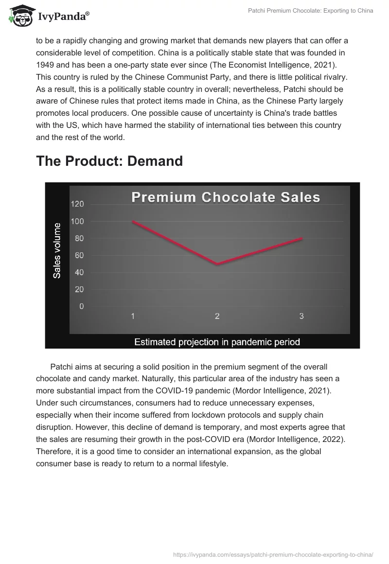 Patchi Premium Chocolate: Exporting to China. Page 3
