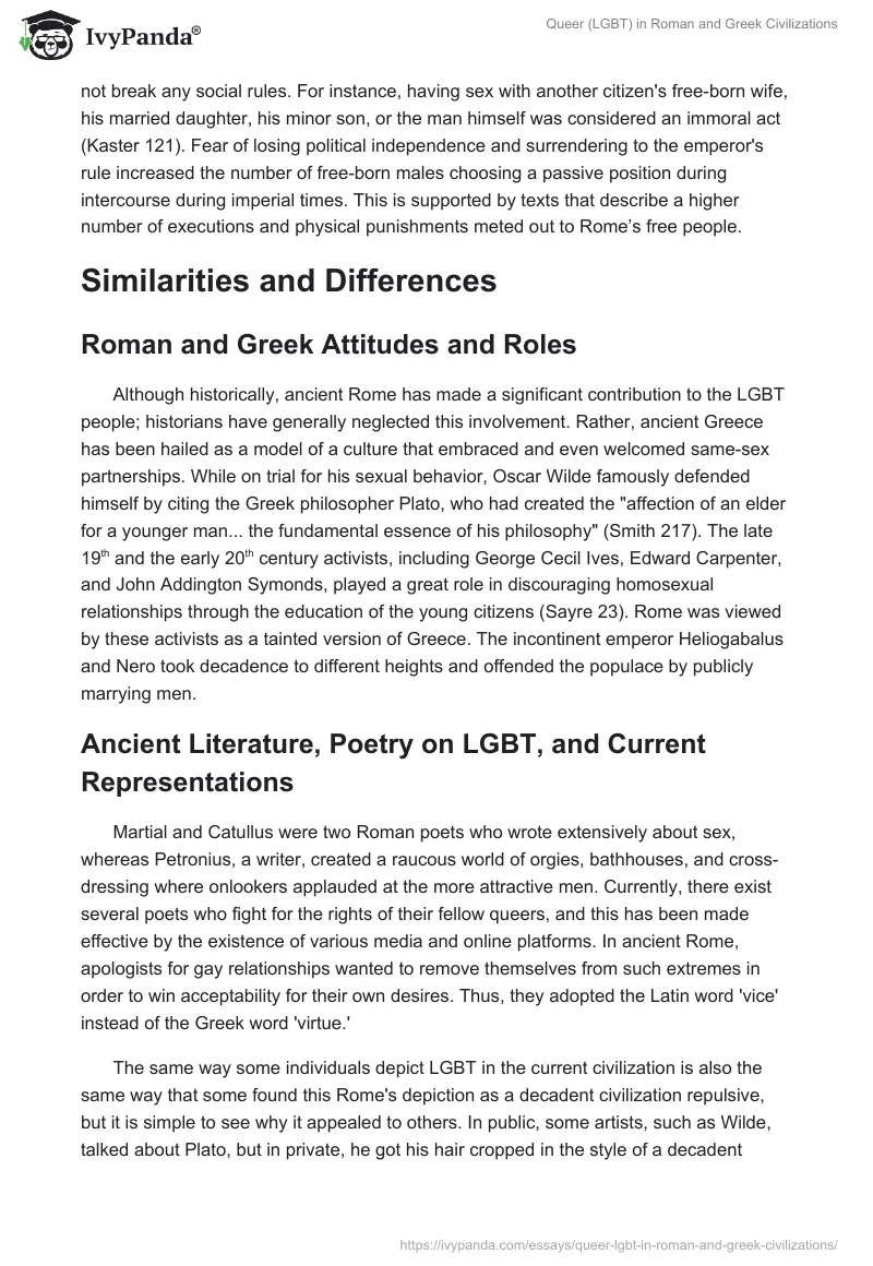 Queer (LGBT) in Roman and Greek Civilizations. Page 2