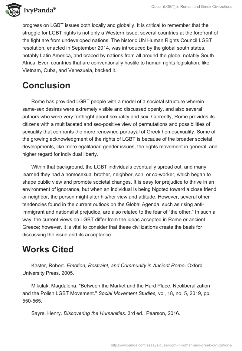 Queer (LGBT) in Roman and Greek Civilizations. Page 4