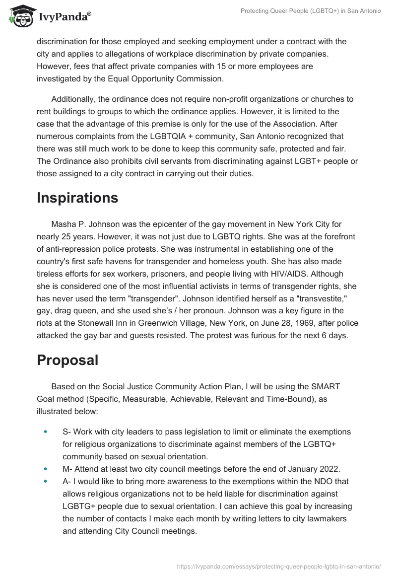Protecting Queer People (LGBTQ+) in San Antonio. Page 2