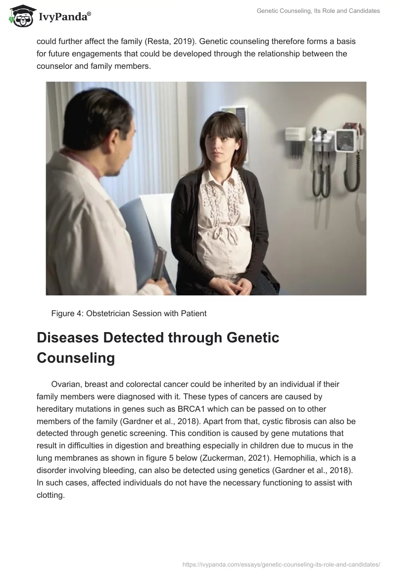 Genetic Counseling, Its Role, and Candidates. Page 5
