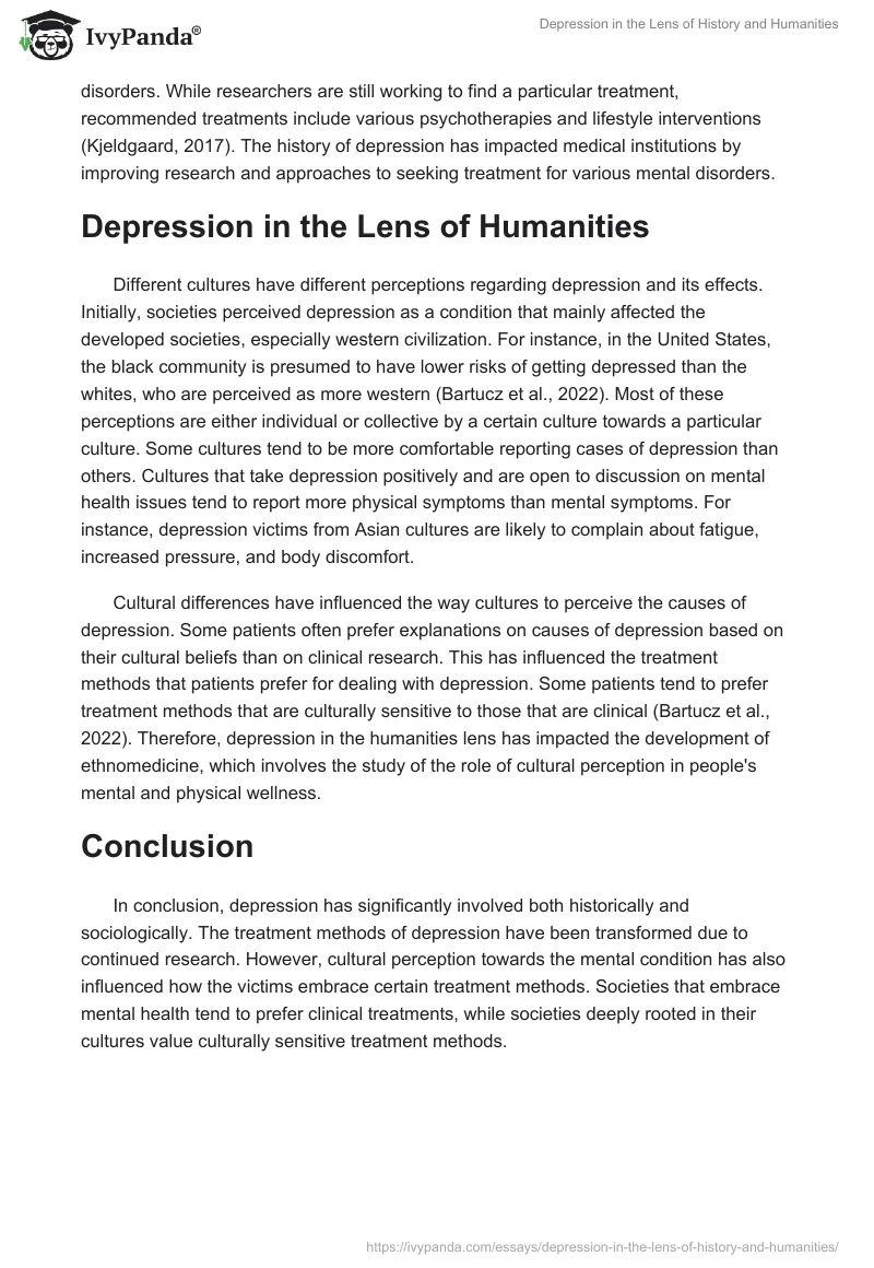 Depression in the Lens of History and Humanities. Page 2