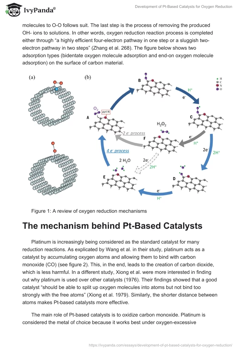 Development of Pt-Based Catalysts for Oxygen Reduction. Page 2
