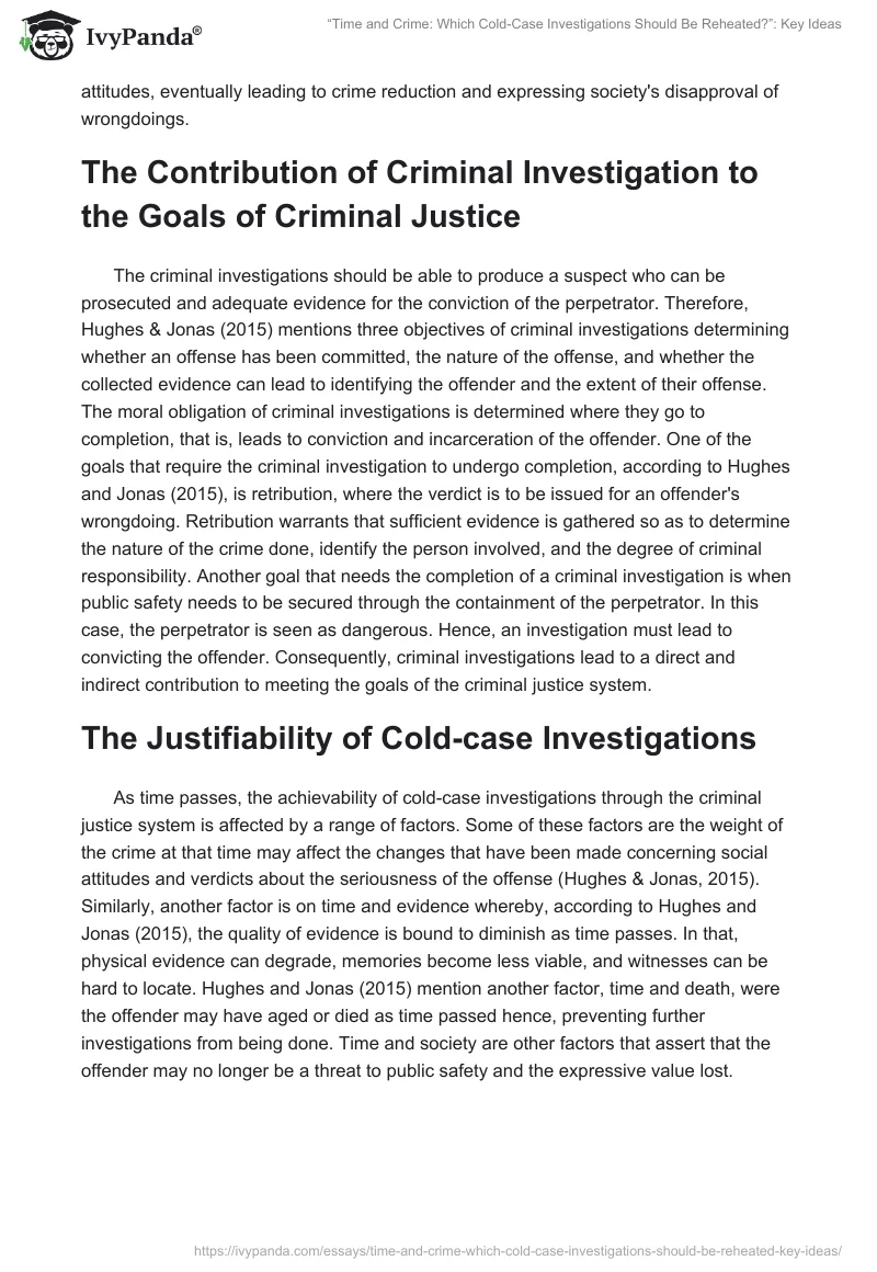 “Time and Crime: Which Cold-Case Investigations Should Be Reheated?”: Key Ideas. Page 2