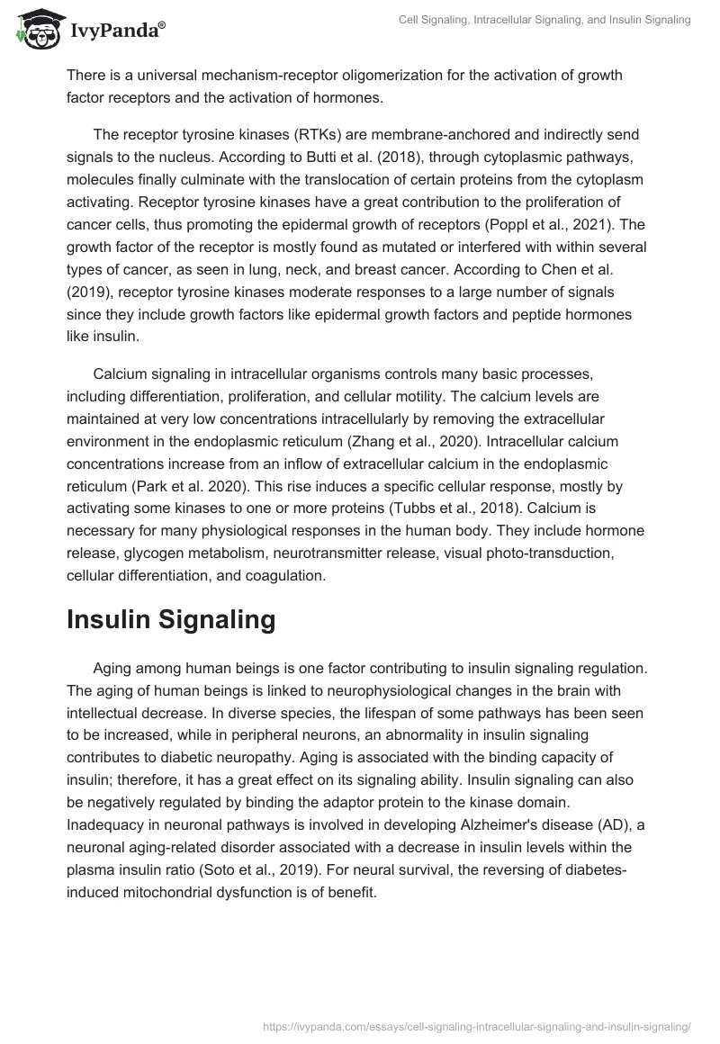 Cell Signaling, Intracellular Signaling, and Insulin Signaling. Page 3