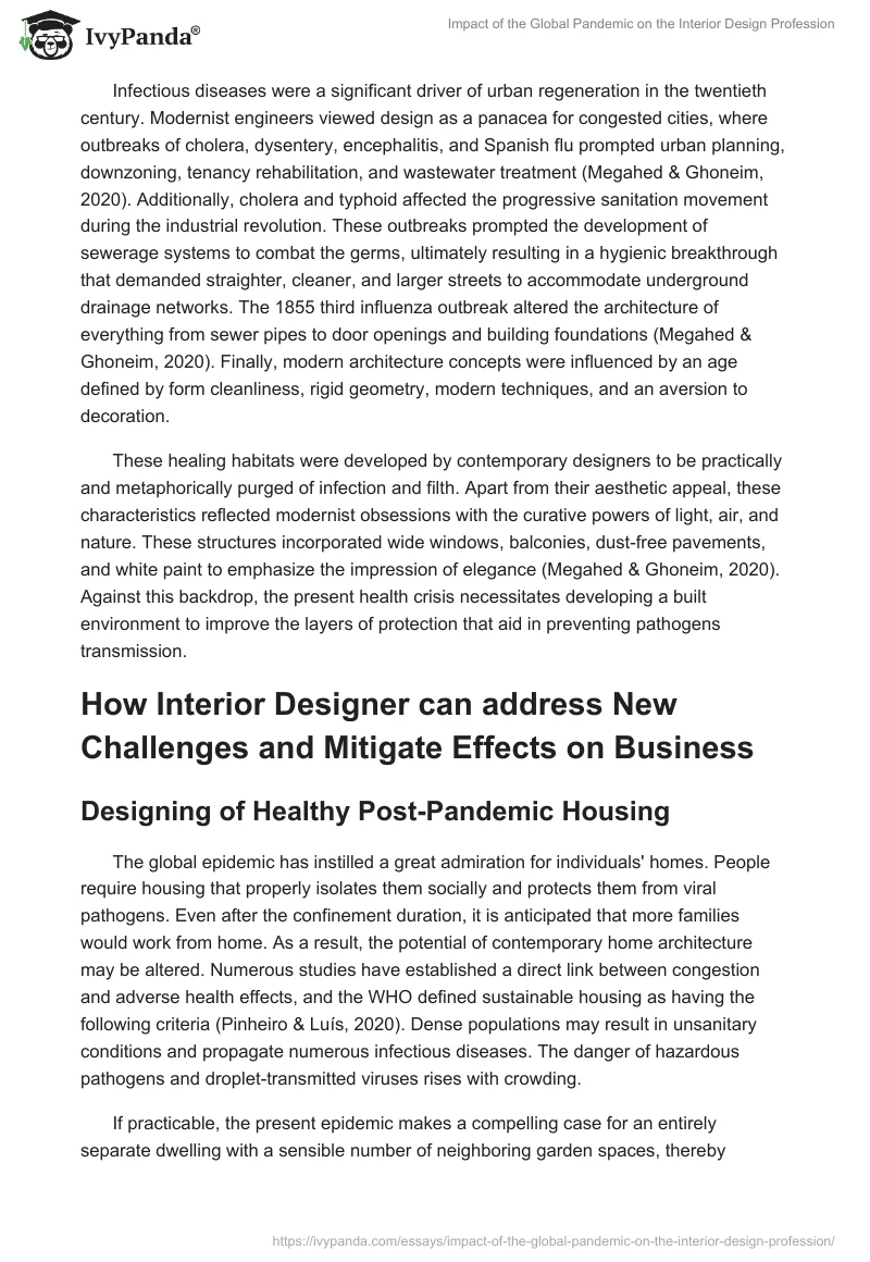 Impact of the Global Pandemic on the Interior Design Profession. Page 4