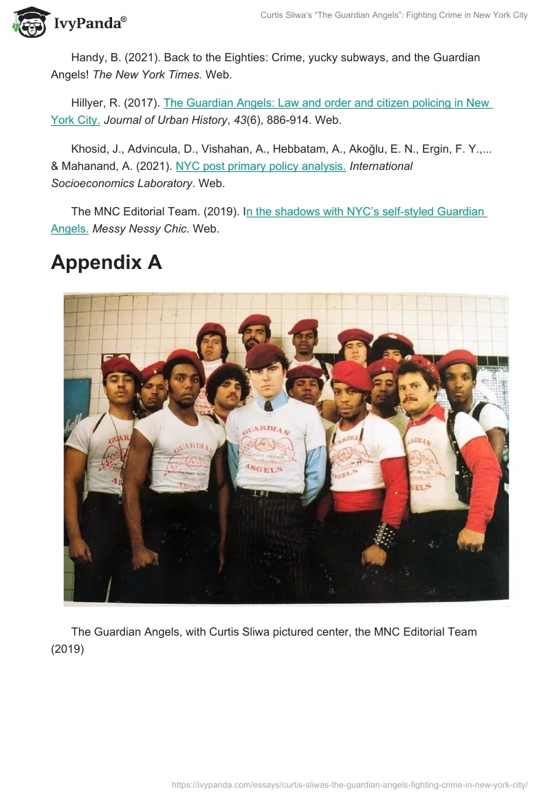 Curtis Sliwa’s “The Guardian Angels”: Fighting Crime in New York City. Page 3