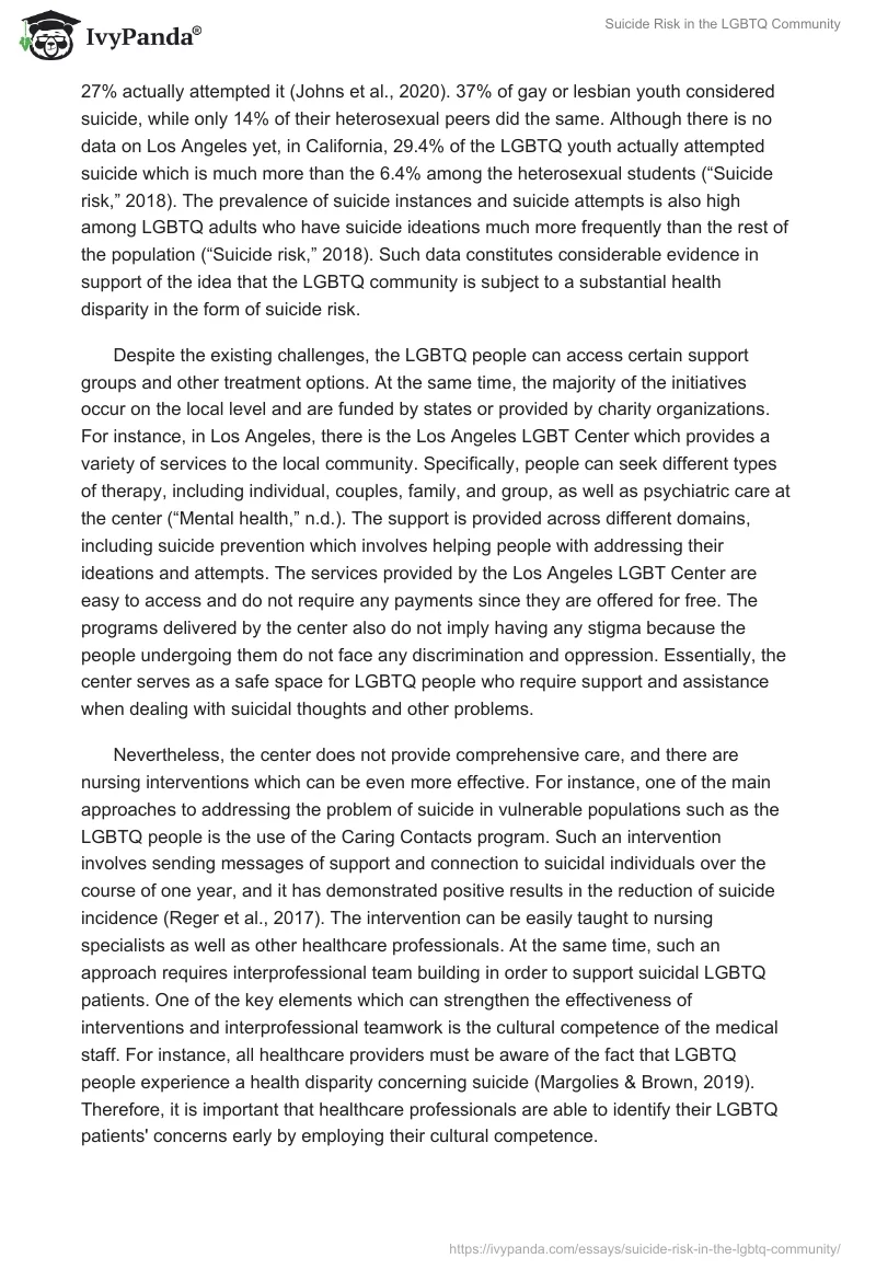 Suicide Risk in the LGBTQ Community. Page 3