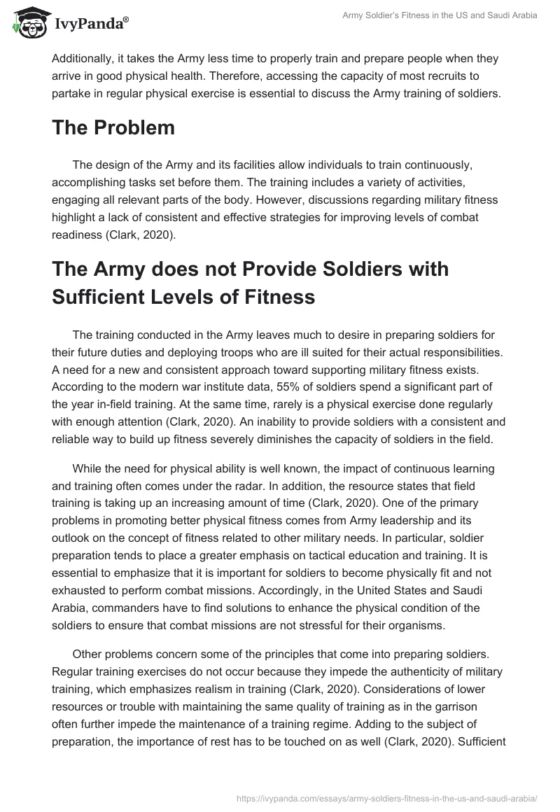 Army Soldier’s Fitness in the US and Saudi Arabia. Page 3