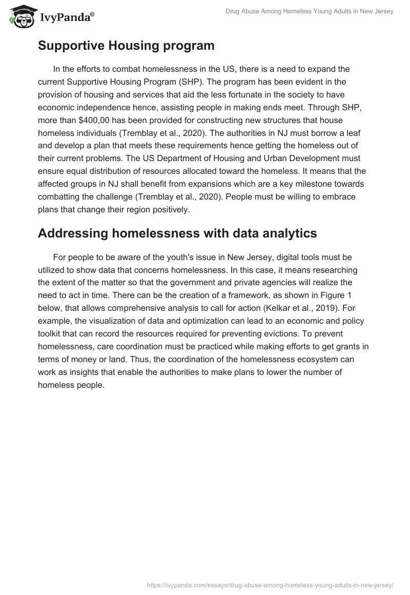 Drug Abuse Among Homeless Young Adults in New Jersey. Page 5