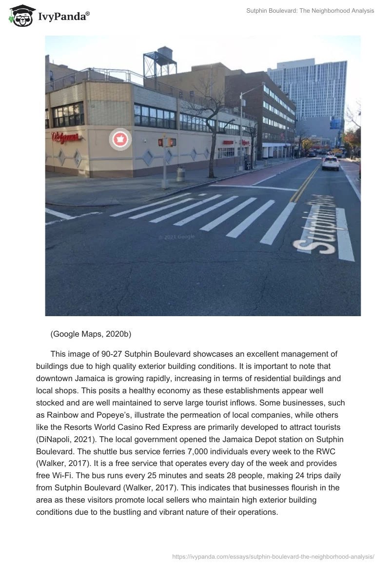 Sutphin Boulevard: The Neighborhood Analysis. Page 3