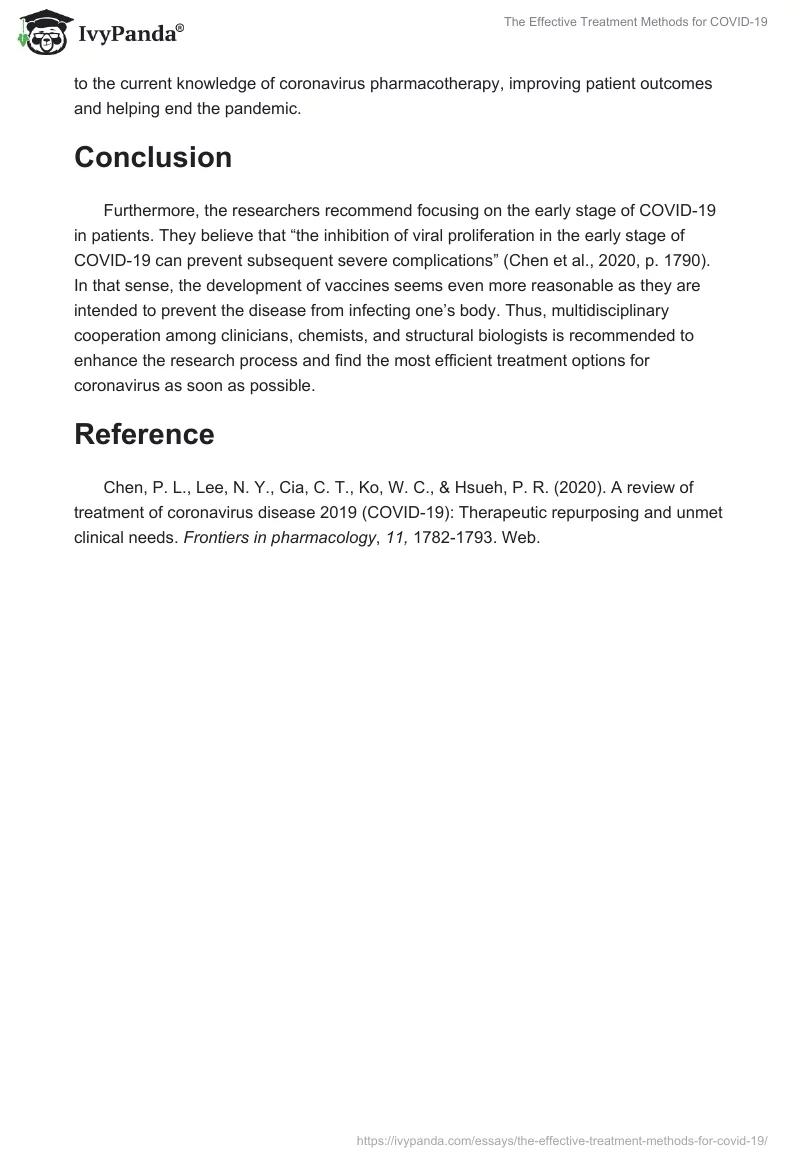 The Effective Treatment Methods for COVID-19. Page 3
