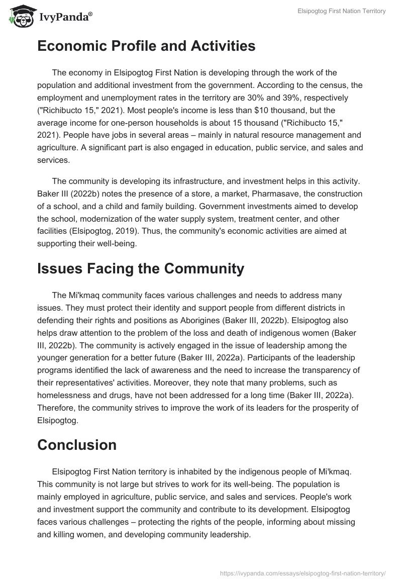 Elsipogtog First Nation Territory. Page 2