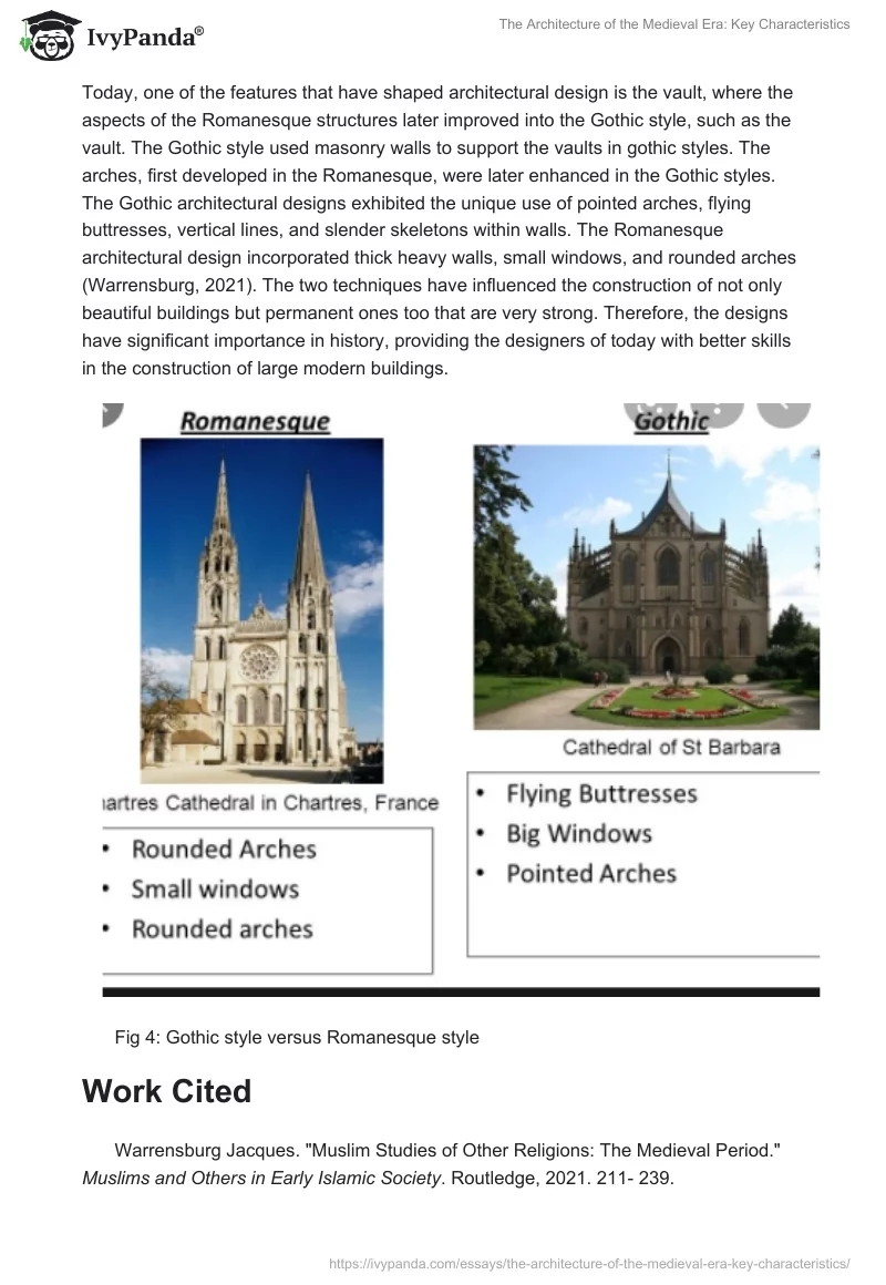 The Architecture of the Medieval Era: Key Characteristics. Page 4