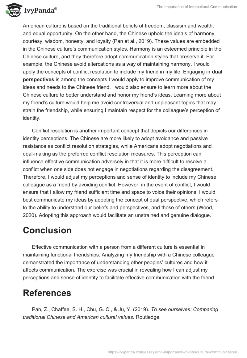 The Importance of Intercultural Communication. Page 2