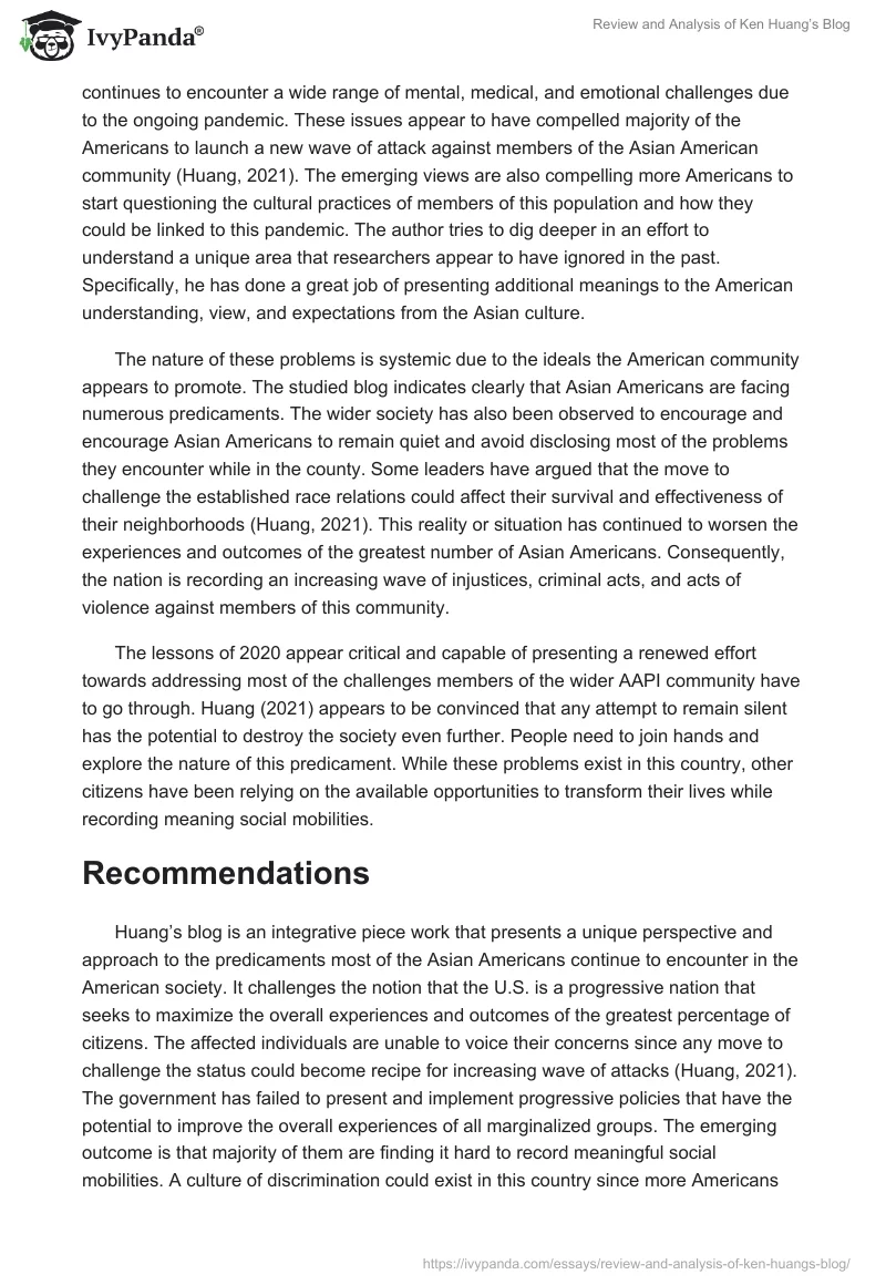 Review and Analysis of Ken Huang’s Blog. Page 5