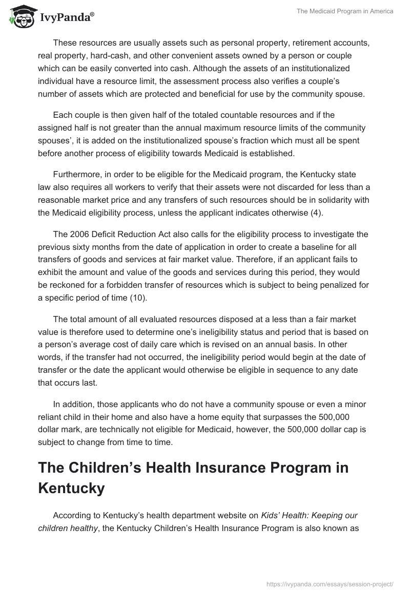 The Medicaid Program in America. Page 2