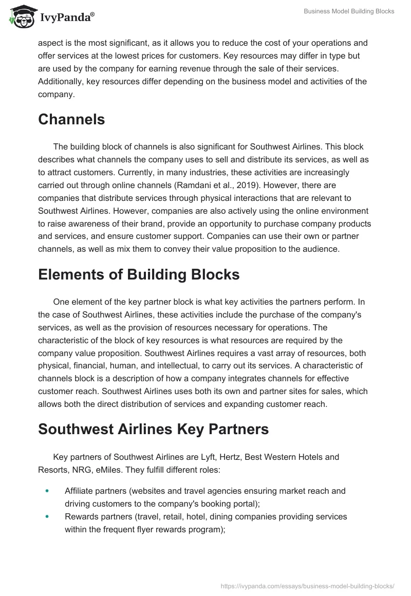 Business Model Building Blocks. Page 2