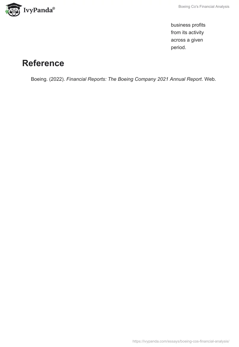 Boeing Co's Financial Analysis. Page 4