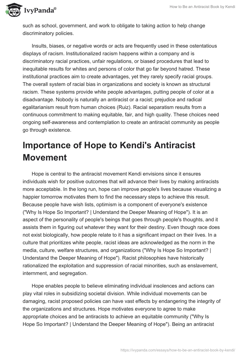 How to Be an Antiracist Book by Kendi. Page 3