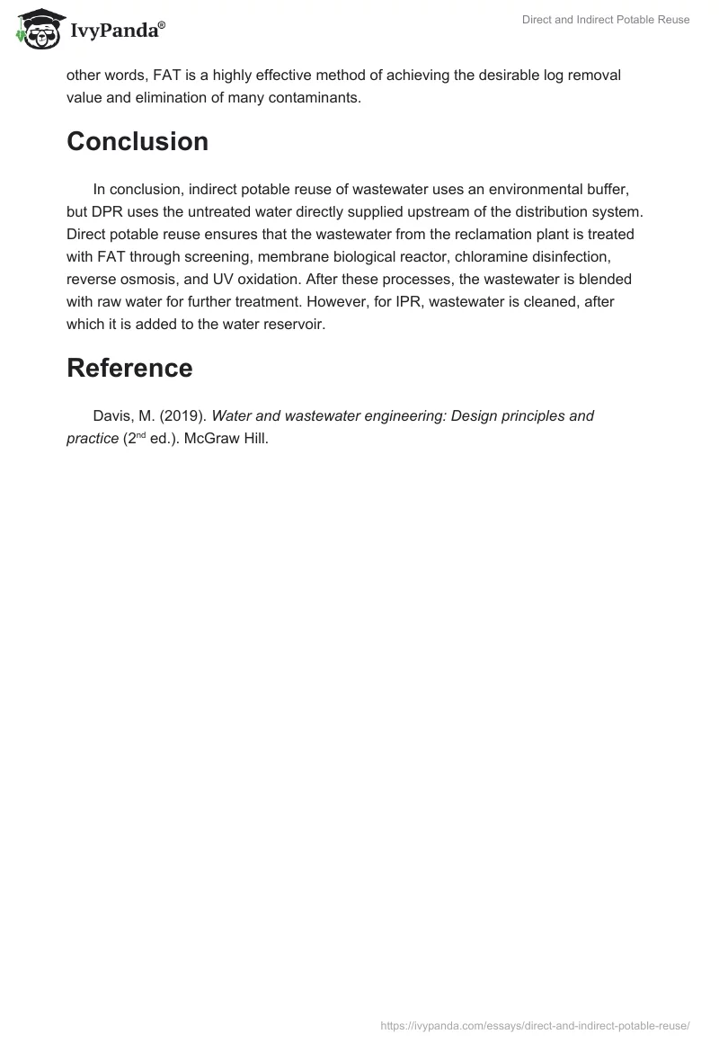 Direct and Indirect Potable Reuse. Page 3