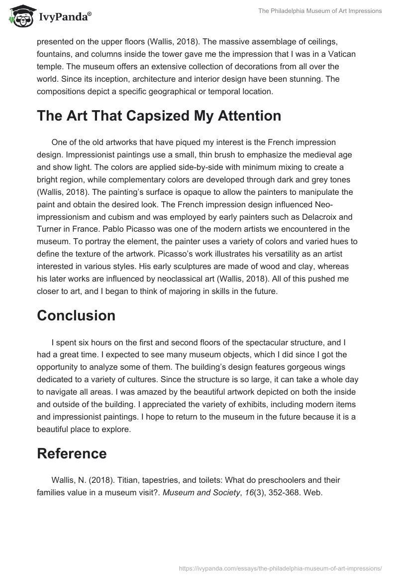 The Philadelphia Museum of Art Impressions. Page 2