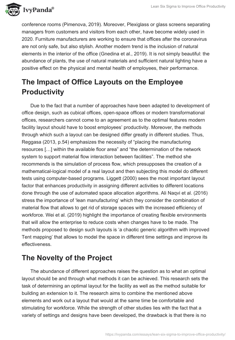 Lean Six Sigma to Improve Office Productivity. Page 4