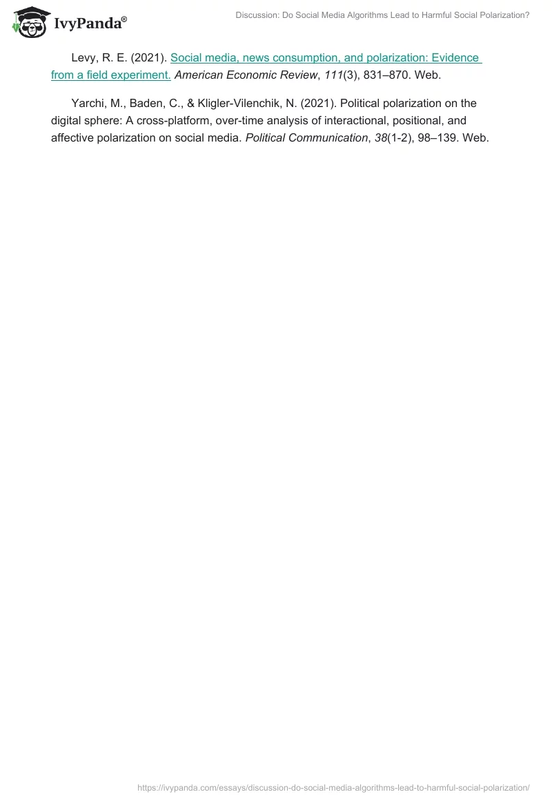 Discussion Do Social Media Algorithms Lead To Harmful Social Discussion Do Social Media Algorithms Lead To Harmful Social