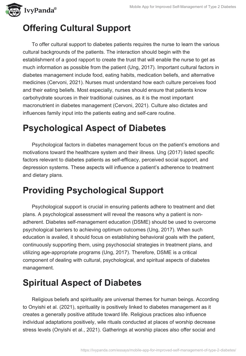 Mobile App for Improved Self-Management of Type 2 Diabetes. Page 3