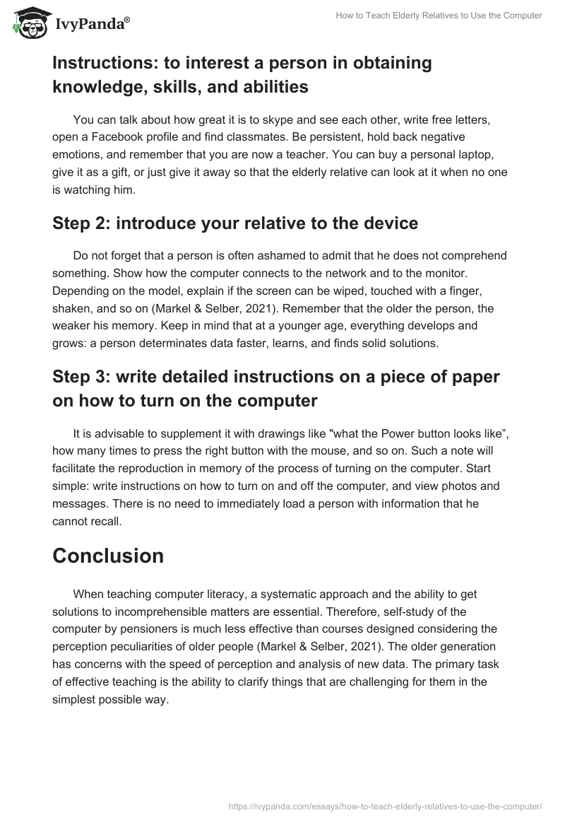 How to Teach Elderly Relatives to Use the Computer. Page 2