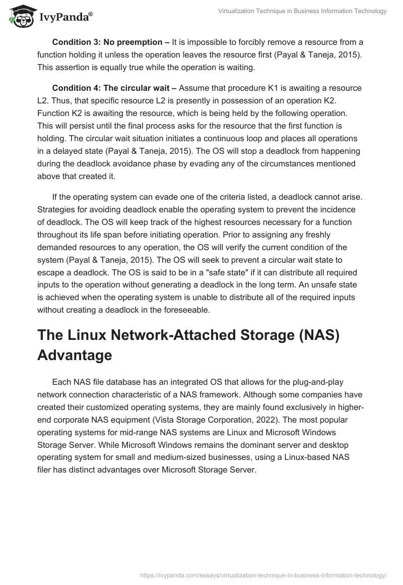 Virtualization Technique in Business Information Technology. Page 5
