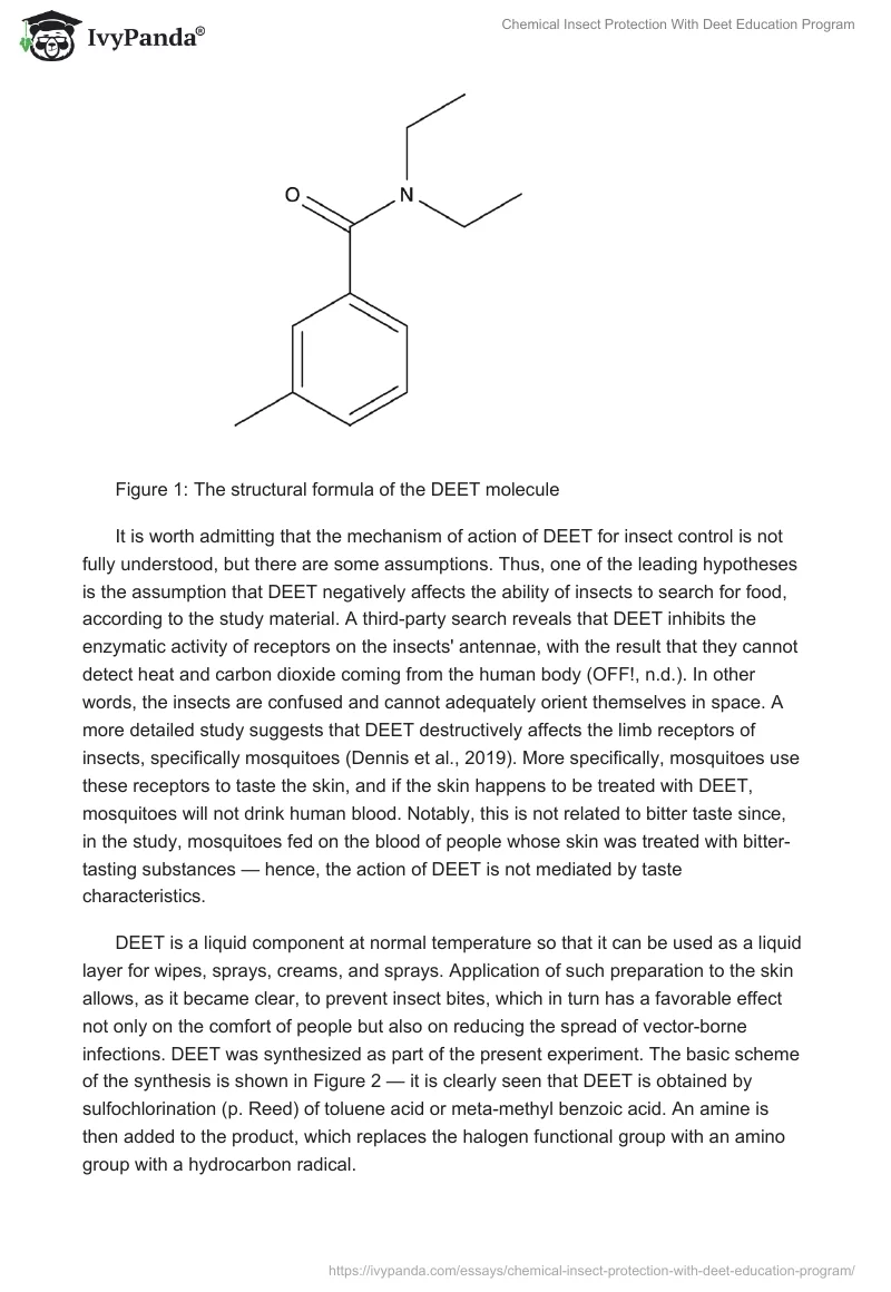 Chemical Insect Protection With Deet Education Program. Page 2
