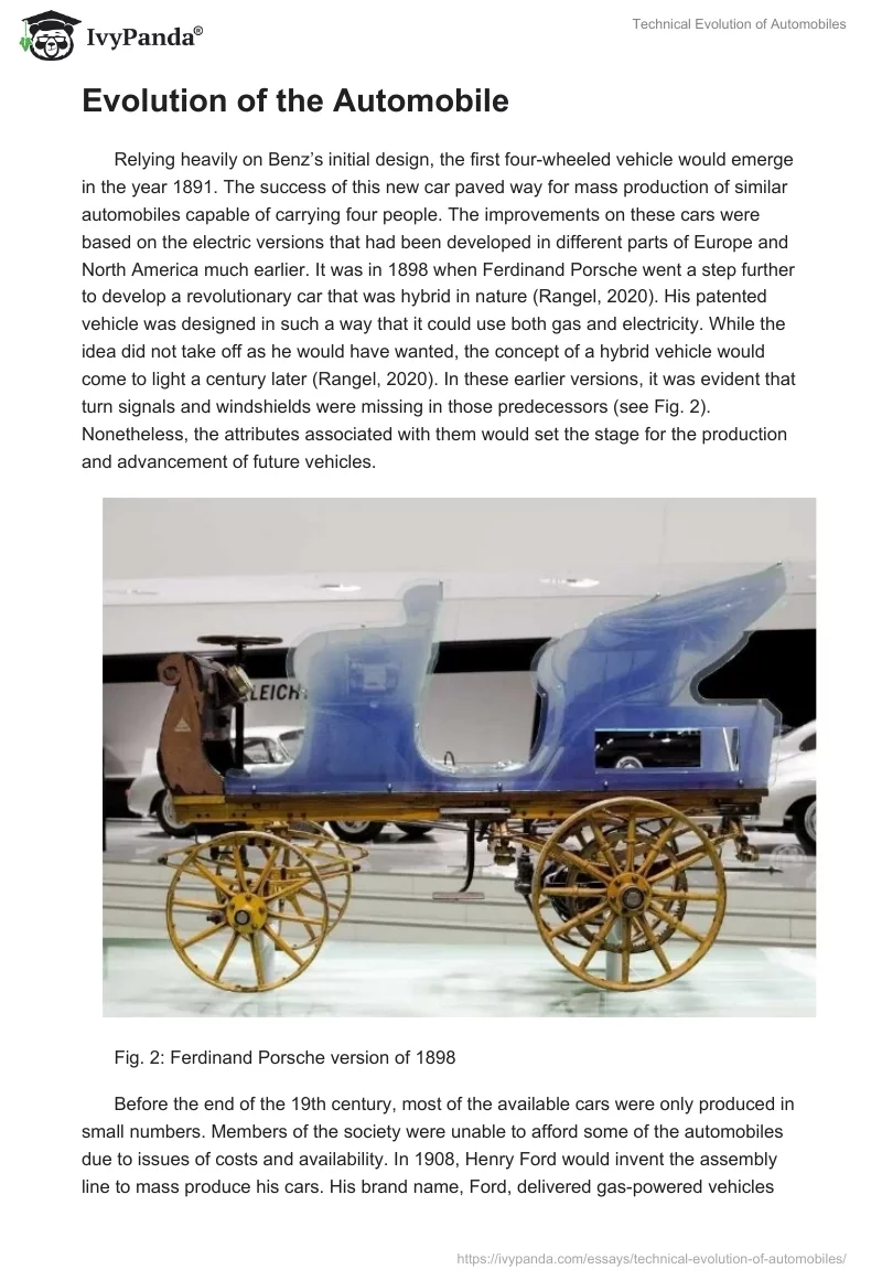 Technical Evolution of Automobiles. Page 3