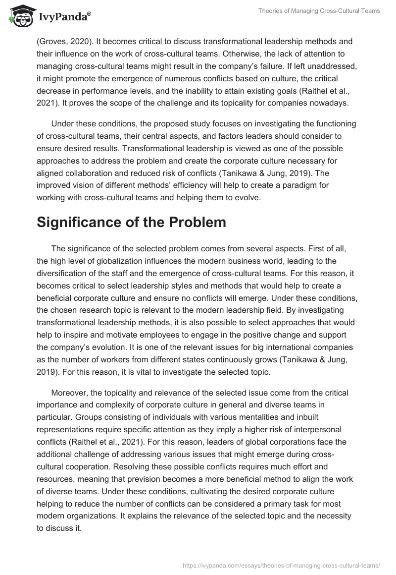 Theories of Managing Cross-Cultural Teams. Page 2