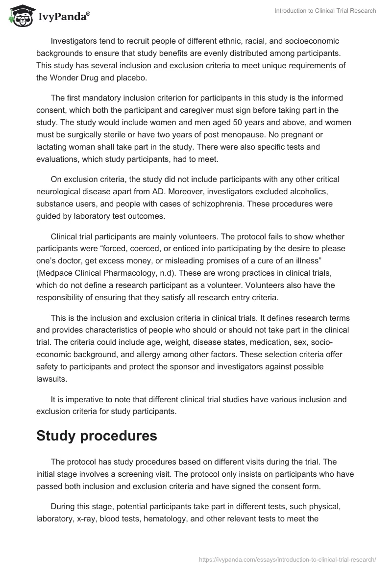 Introduction to Clinical Trial Research. Page 4