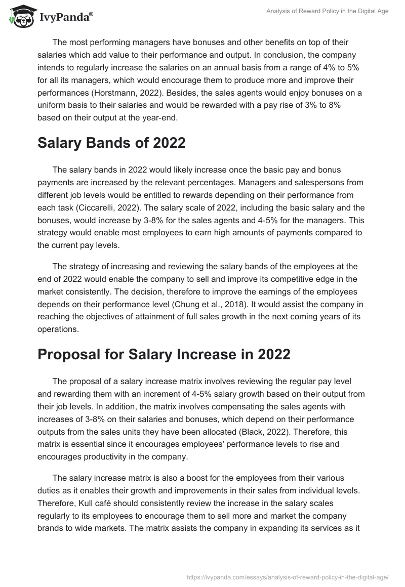 Analysis of Reward Policy in the Digital Age. Page 3