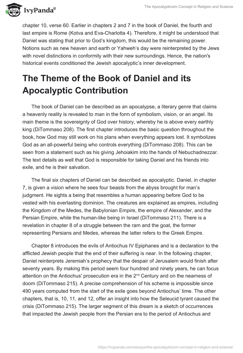 The Apocalypticism Concept in Religion and Science. Page 2