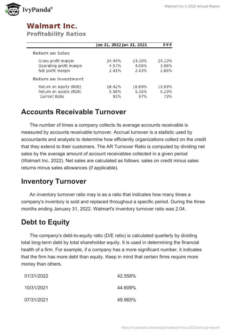 Walmart Inc.'s 2022 Annual Report. Page 4