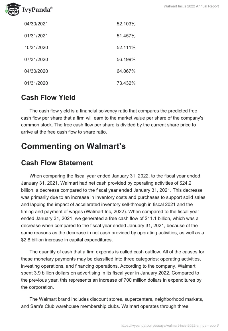 Walmart Inc.'s 2022 Annual Report. Page 5