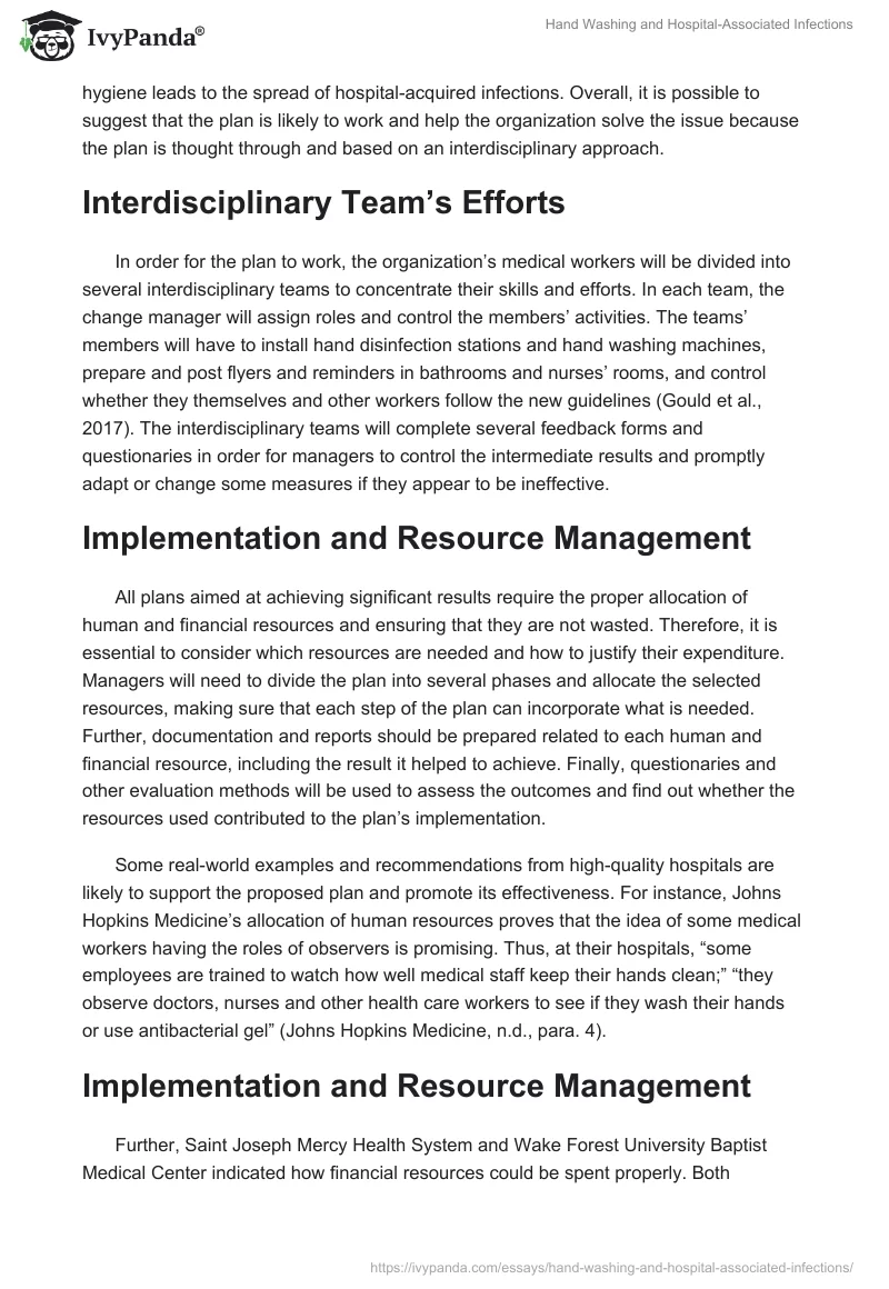 Hand Washing and Hospital-Associated Infections. Page 2